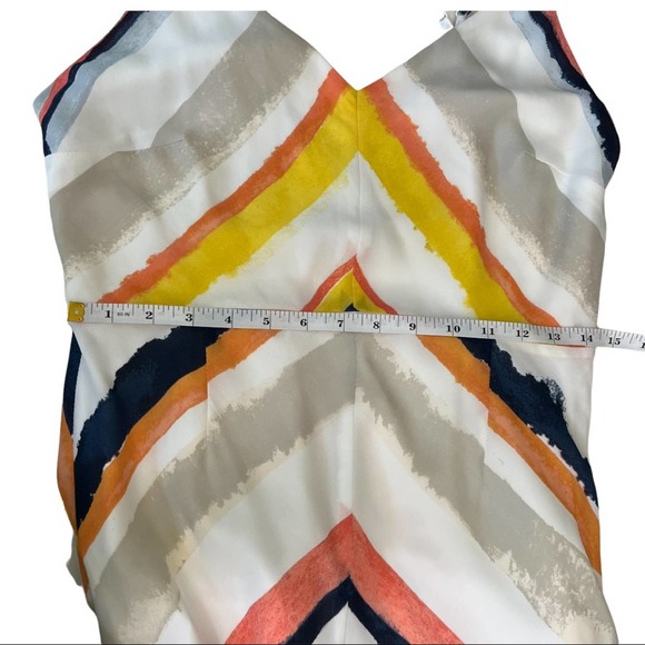 CUPCAKES AND CASHMERE Striped Strappy Striped Dress Size 8 - Picture 6 of 10